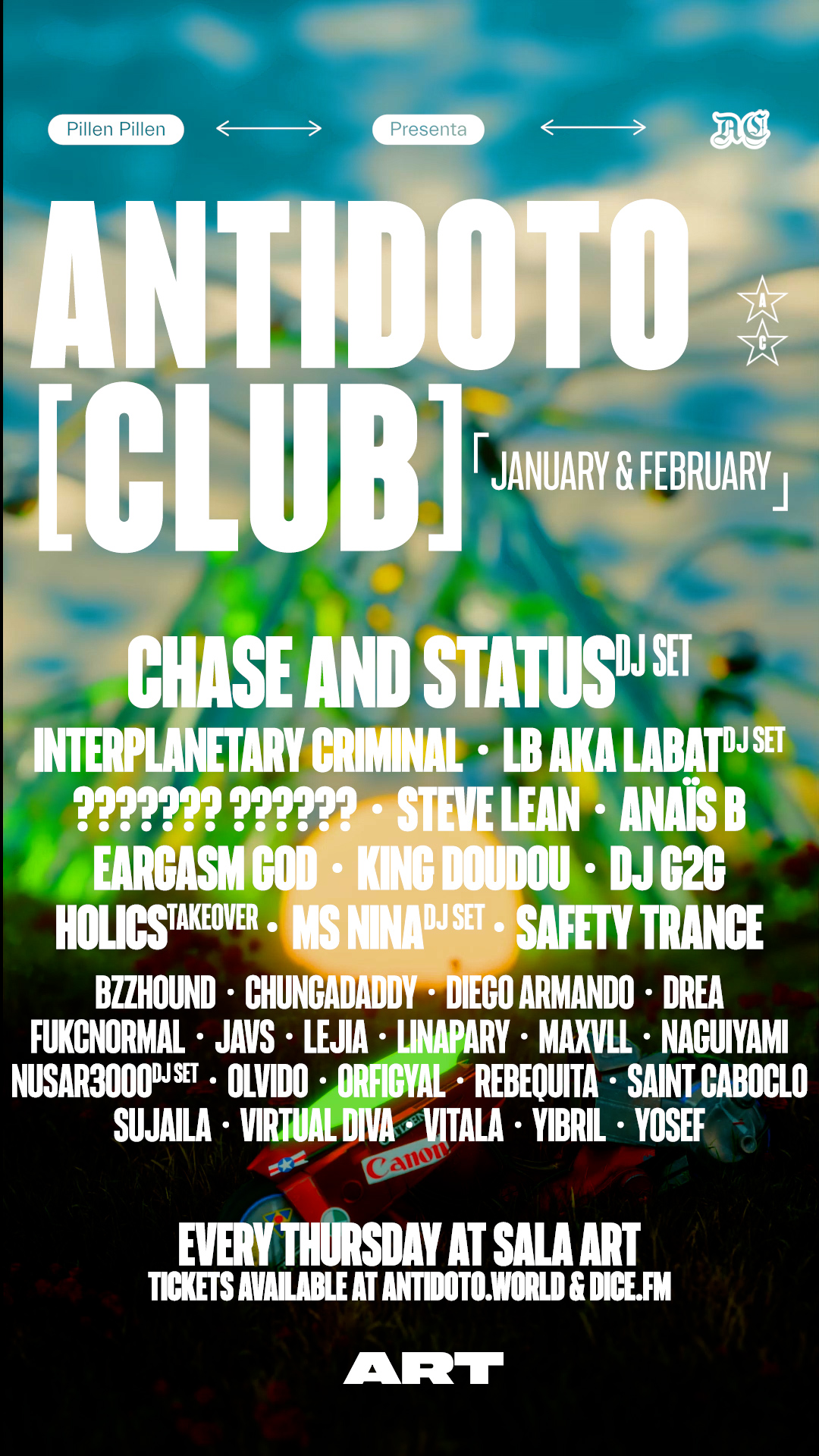 Antídoto Club sala art